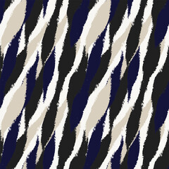 Neutral Colour Abstract Brush Strokes Seamless Pattern Design