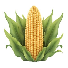 Fresh Organic Sweet Corn Harvest: A Delicious and Healthy Seasonal Vegetable Icon for Sustainable Farming and Nutrition