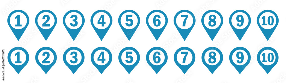 Poster set of location and map pin icon set vector design. location and map pin icon set vector design. loc