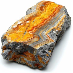 Stunning pietersite gemstone displayed on a clean white background for visual impact