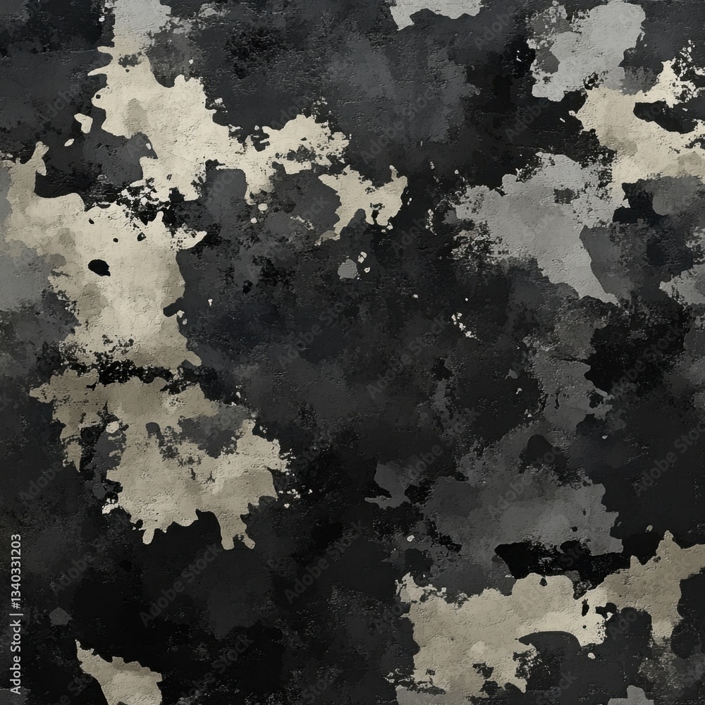 Poster abstract grunge texture with gray and black shades creating a dynamic and textured background with a