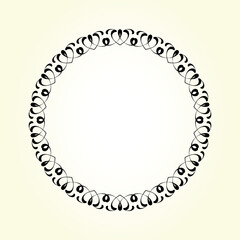 5432.eps  round frame for your design