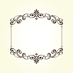 5433.eps vintage frame for your text