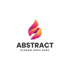 Abstract Gradient Colorful Logo
