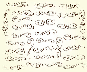 5438.eps  vector set of decorative elements