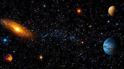 A breathtaking image showcasing the vast and magnificent expanse of the universe filled with a mesmerizing array of distant galaxies stars and celestial objects