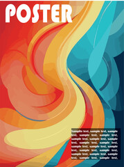Abstract vector poster