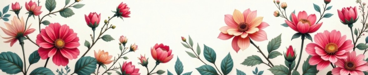 Delicate floral patterns with intricate designs, abstract, ornate