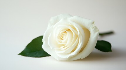 A beautiful bouquet of white roses, a floral gift of love and romantic beauty