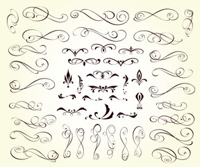 5458.eps  calligraphic design elements