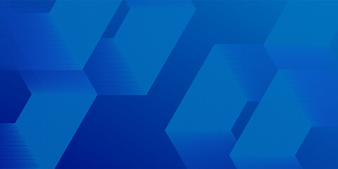 Abstract Hexagon Blue Tech Finance Fintech Background Abstract Pixel Pattern Simple Modern