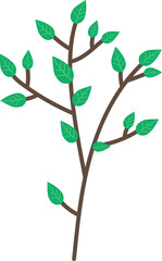 나뭇가지와 나뭇잎