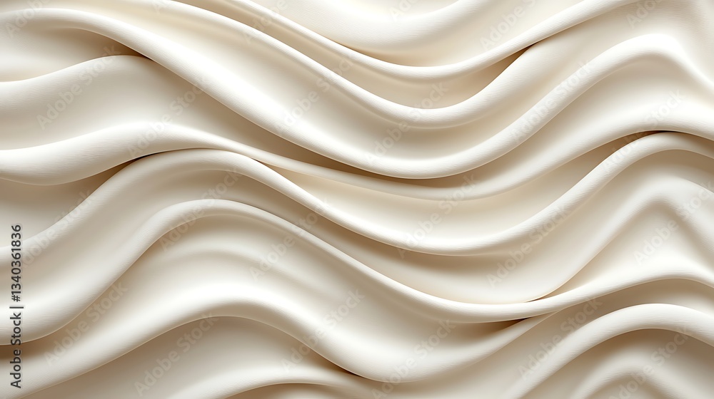 Poster abstract textured background waves soft white environment modern design concept