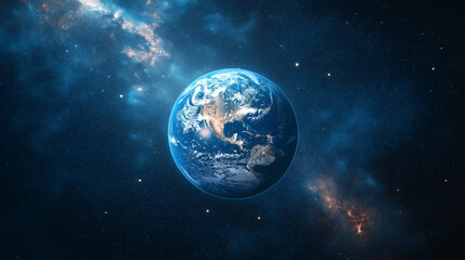 earth in space