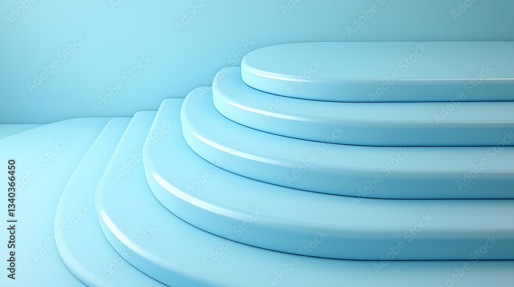 Poster abstract textures of blue background steps in modern architecture elegant viewpoint for design