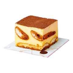 Delicious Square Tiramisu Dessert