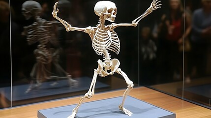 Child skeleton model in dynamic pose.