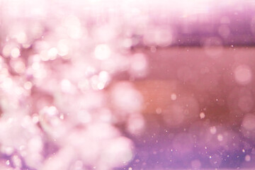 Blur bokeh of light vintage