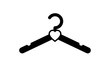 Baby Cloth Hanger  Vector Illustration, Laser cut template for cutting