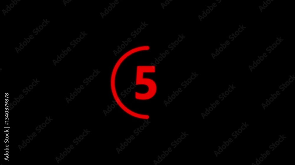 Poster new alpha transparent countdown workout overlay timer countdown timer animation from 10 to 0 seconds