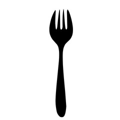 fork silhouette icon