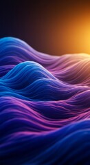 Obraz premium Waves of Light and Energy