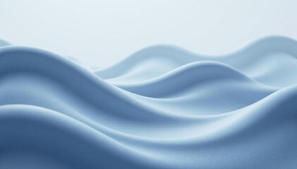 Fototapeta premium Soft gray wave motion, gentle curves, fluid movement, minimalist art, geometric shape