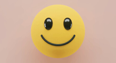 Cheerful Smiley Face Icon Vector