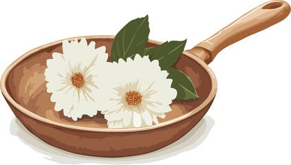 frying pan vector art