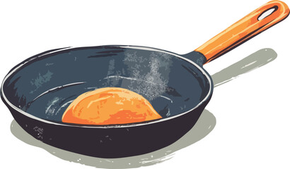 frying pan vector art