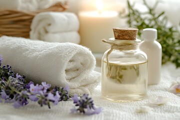 Beauty Products, Cosmetics, Oil, Mock-up Products, Generative AI