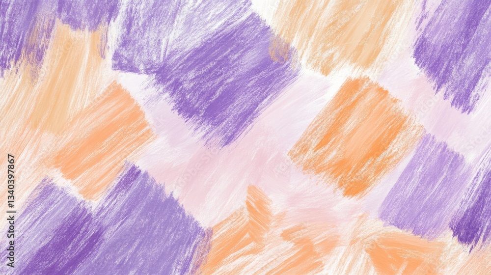 Aufkleber soft pencil strokes create a vibrant background with pastel colors enhancing a tranquil artistic atm