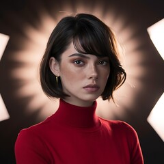 portrait of a young woman