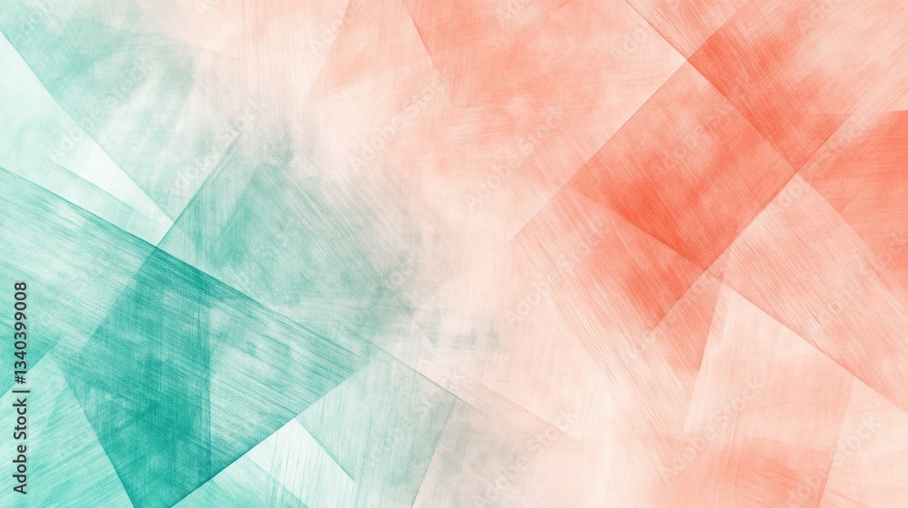 Poster Gradient composition of minimalist pencil strokes creating serene hues and artistic simplicity in a modern design