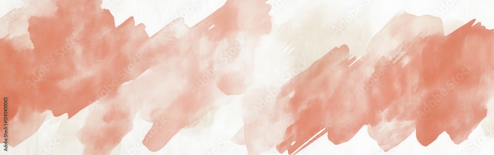 Poster Layered pencil strokes create soft muted coral textures with subtle variations in a tranquil setting