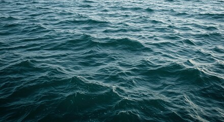 Obraz premium Dark Blue Ocean Water Texture Rolling Waves Background Sea Surface
