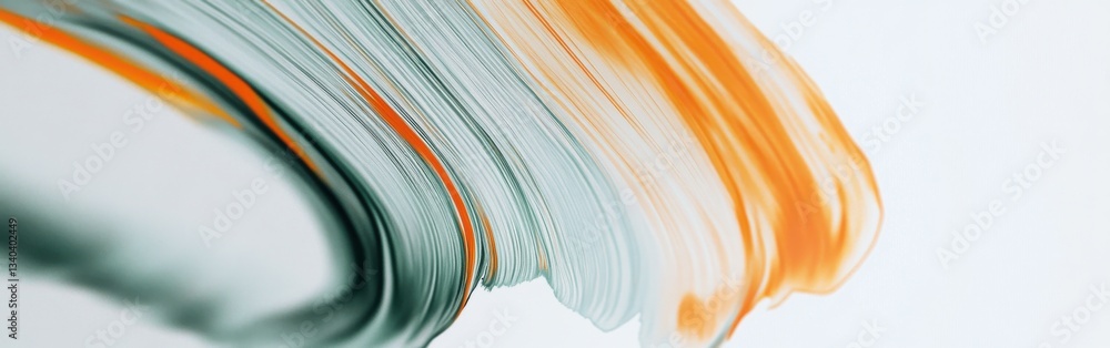 Leinwandbilder abstract white composition featuring bold hues and dynamic brushstrokes creating a fluid visual expe
