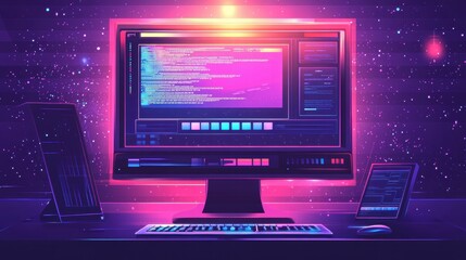 Retro old computer user interface,Pink Y2K computer window page and retro interface of PC screenTrendy,y2k pc element,8 bit pixel art,Transgressive conceptual modern art,kawaii retro 90s style.