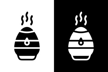 Download Black & White Humidifier Silhouette Icons.