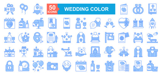 wedding icon sheet video camera, balloons, bell, wedding invitation, wedding ring, bible, wedding day, makeup, mail box