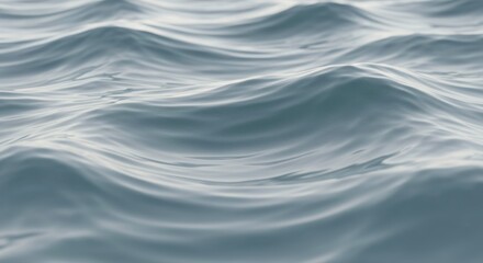 Serene Ocean Waves Abstract Texture of Calm Water Surface