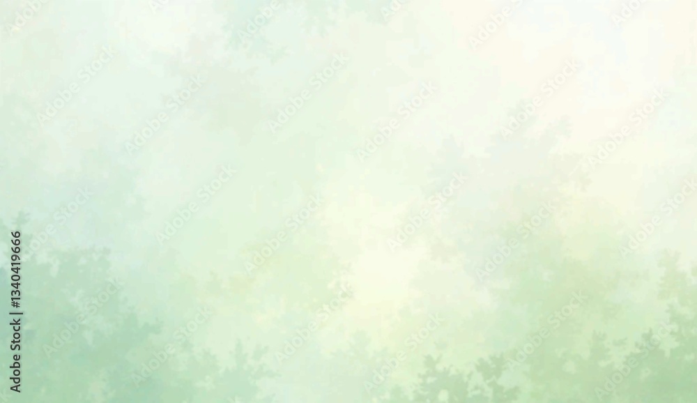 Poster abstract, serene background with an ethereal light effect is captured by a soft, blurry gradient tex