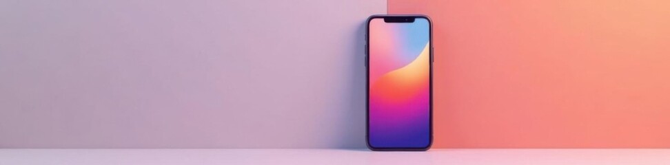 Minimalist Smartphone Mockup with Editable Background,  mockup,  digital, smartphone