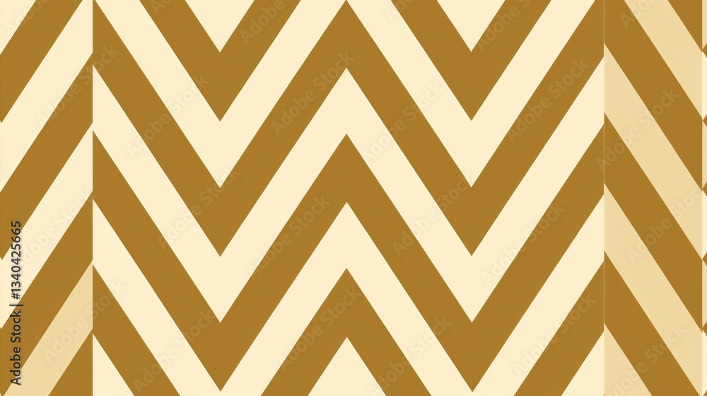 Poster dynamic geometric seamless pattern featuring diagonal lines and halftone stripes in brown and beige