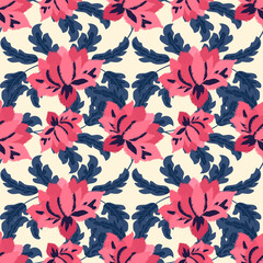 seamless floral pattern , Motif ethnic floral seamless textil, embroidery, print striped ornament floral, pattern, design for wrapping, silk, scarf, background, text