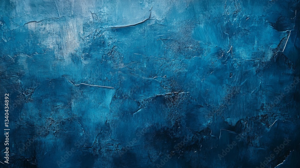 Poster vibrant blue abstract background texture with subtle gradient and soft brush strokes – high-resoluti