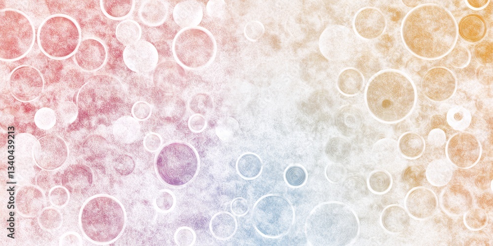 Poster abstract pastel circles background texture design elegant swirls pattern