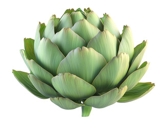Obraz premium Artichoke PNG file isolated on transparent background ,cut out, clipping path,, close up, high quality 