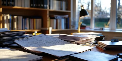 Detailed business guidelines showcased in a meticulously arranged environment.