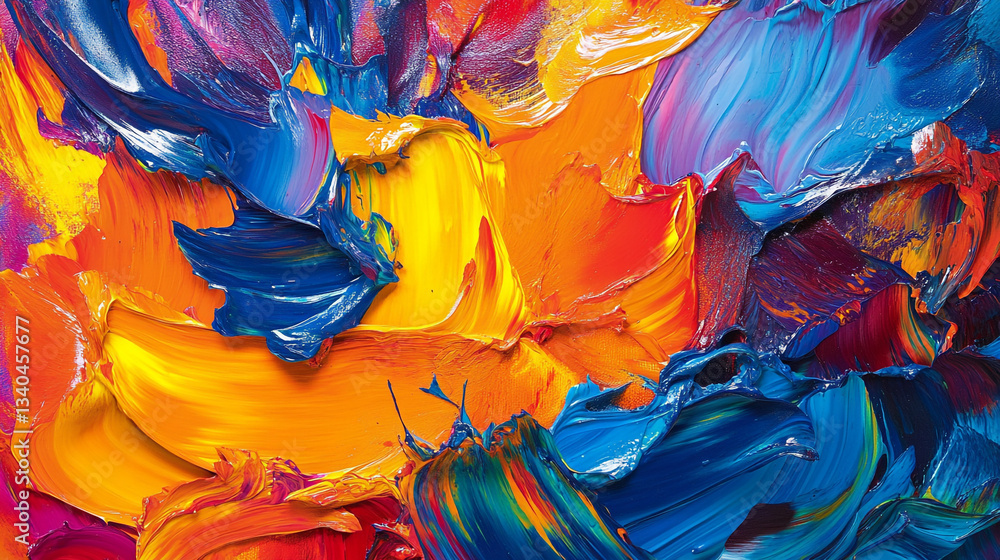 Poster neon-colored liquid mixing, creating a mesmerizing effect, vibrant hues and playful splashes of liqu